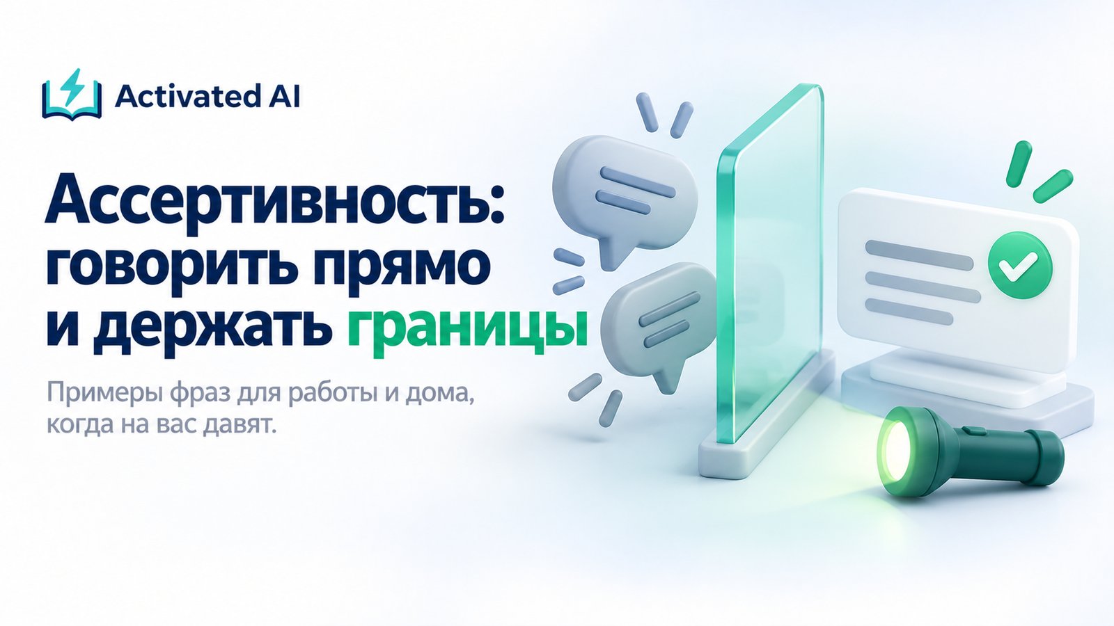 Ассертивность: как говорить прямо и держать границы